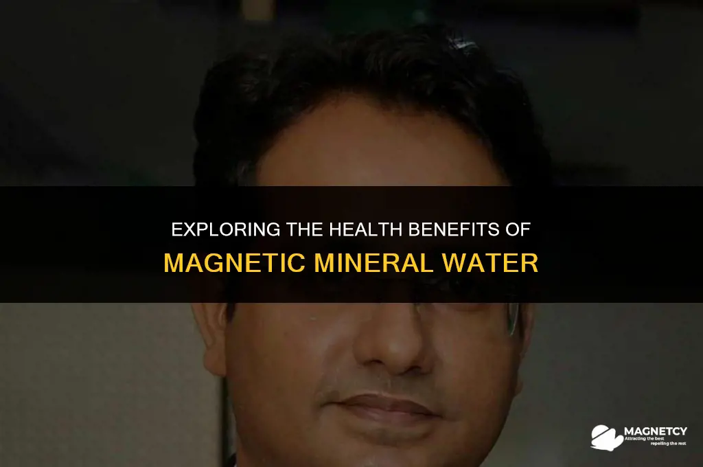 did magnetic mineral water do any good for people