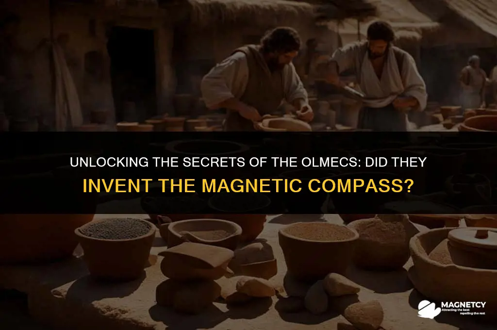 did the olmecs create a magnetic compass