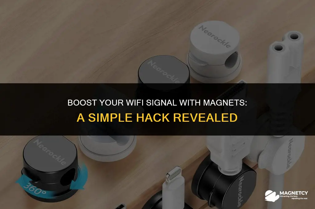 do 2 magnets hooked to your aux cord wifi adapter
