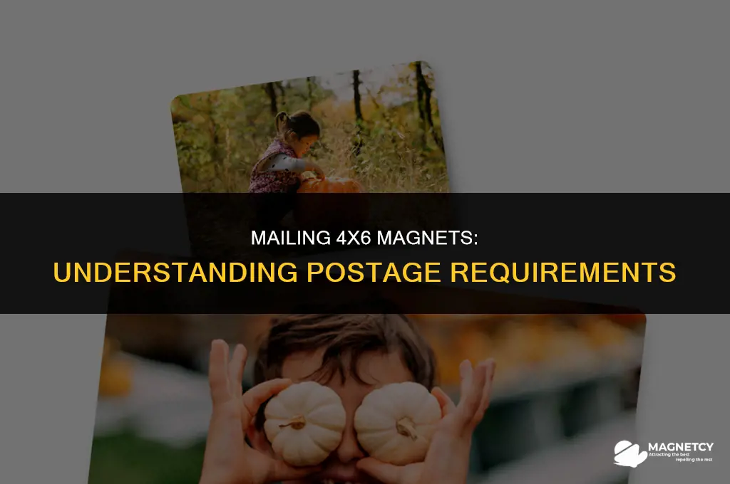 do 4 x6 magnets require extra postage