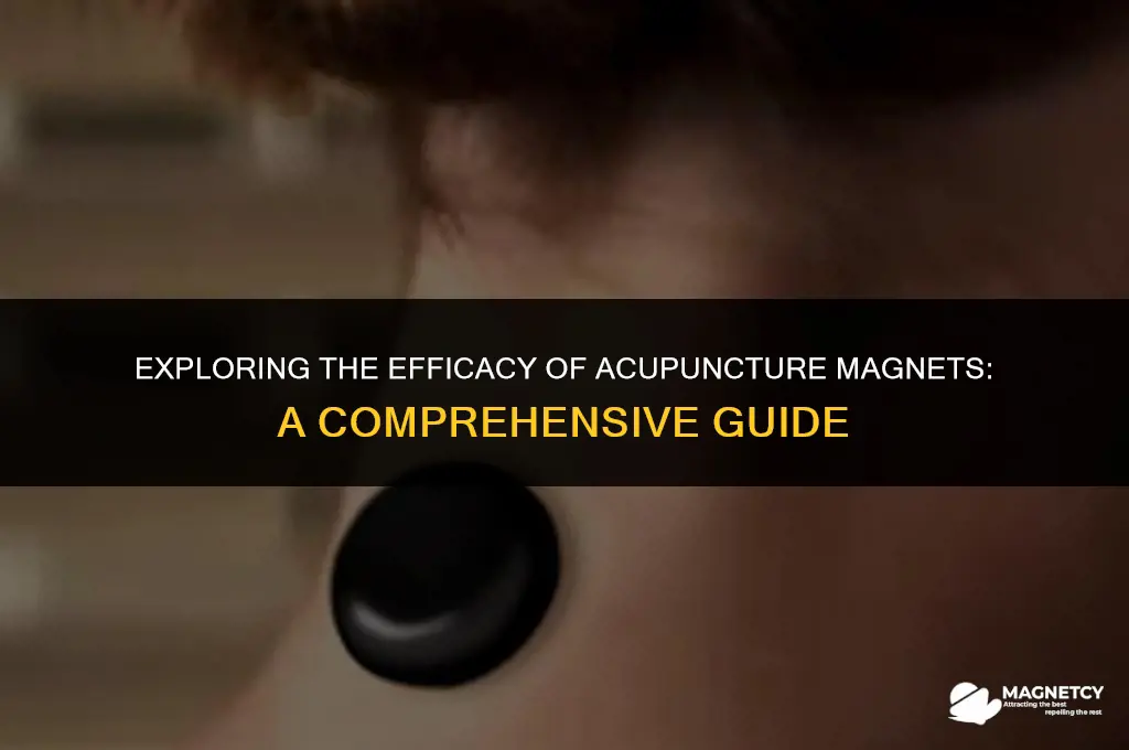 do acupuncture magnets work