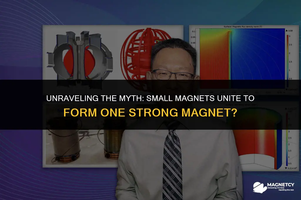 do adding small magnets together equal one large magnet