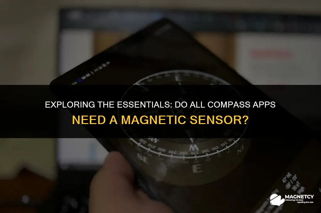 do all compass apps require a magnetic sensor