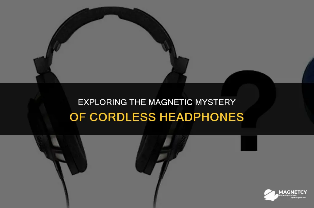 do all head cordless headphones have magnets in them