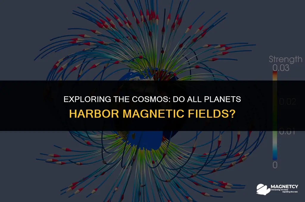 do all planets have magnetic fields why why not