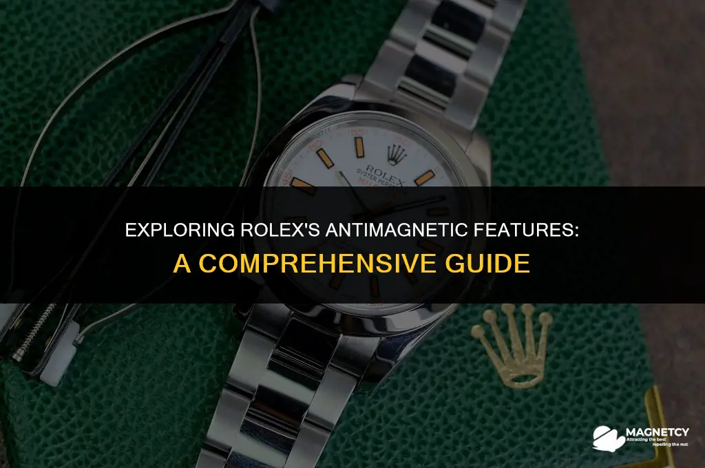 do all rolex watches have anti magnetism