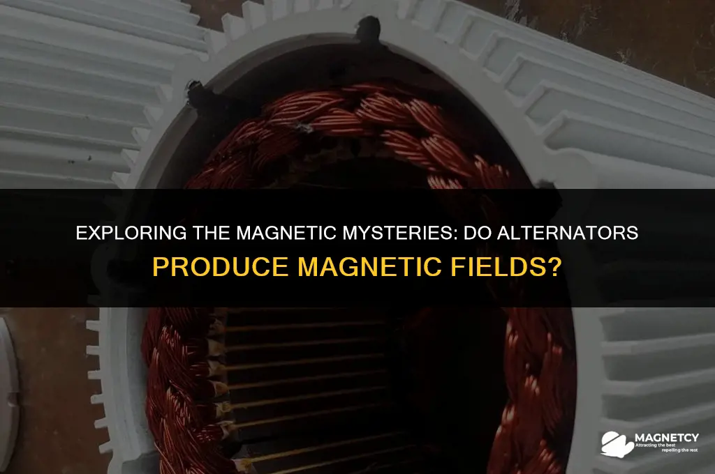 do alternators produce magnetic field