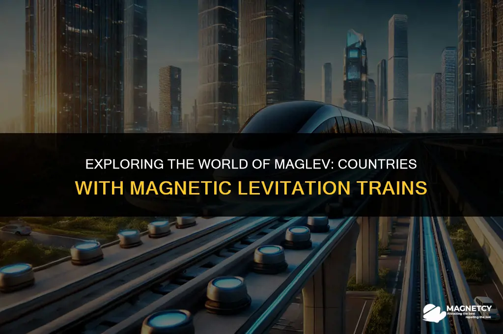 do any countries have magnetic levitation trains