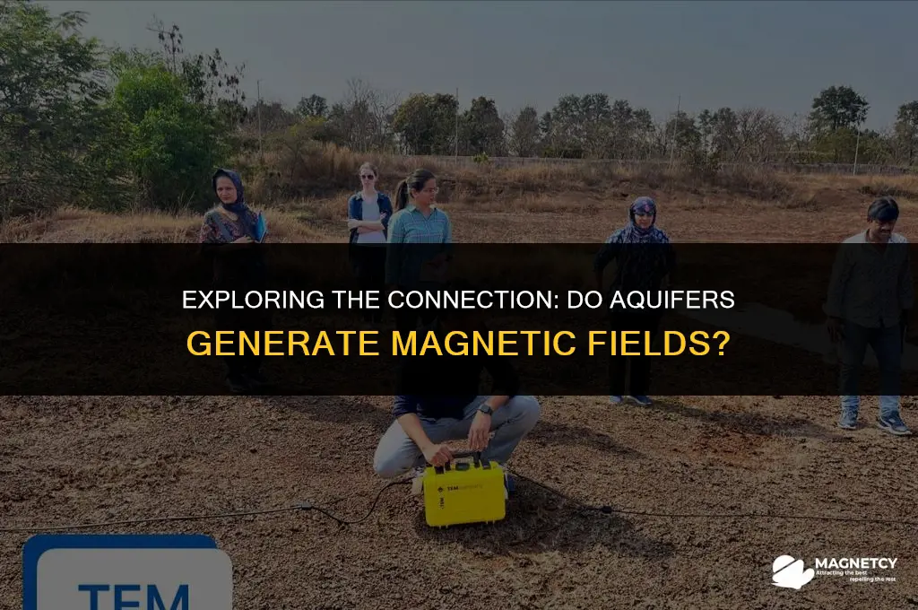 do aquifers generate magnetic field