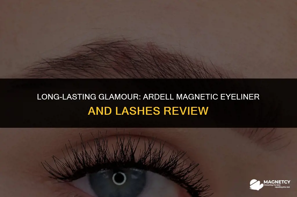 do ardell magnetic eyeliner and lashes stay on
