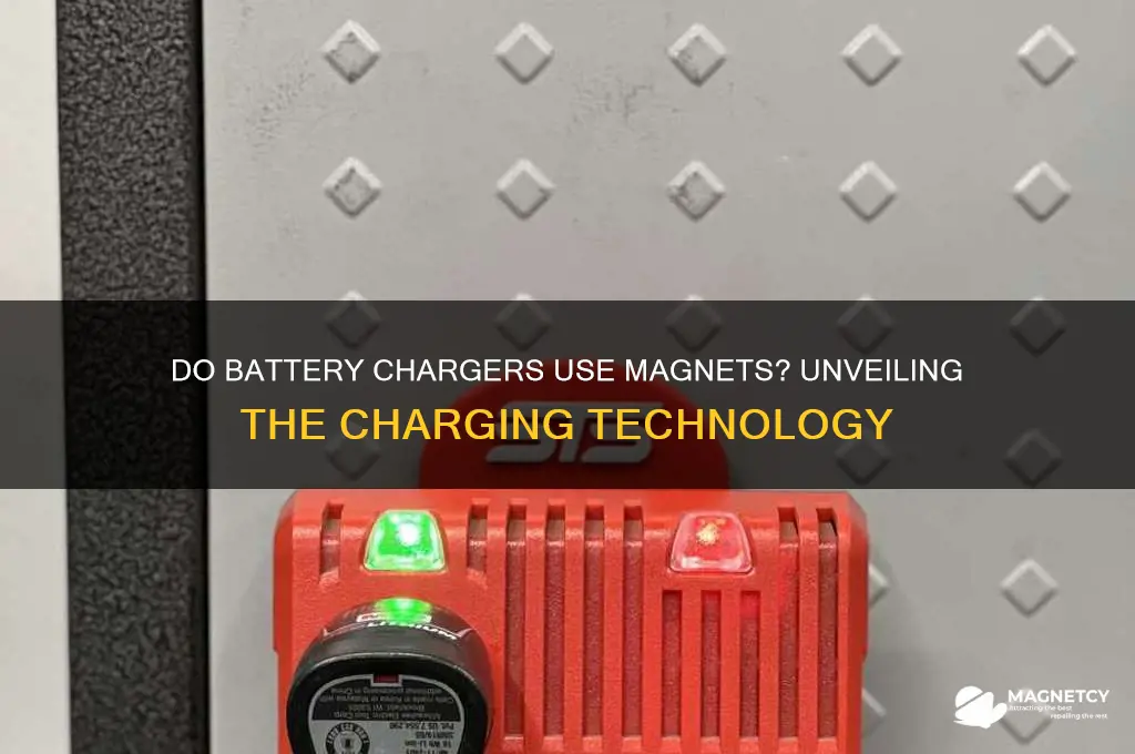 do battery chargers use magnets