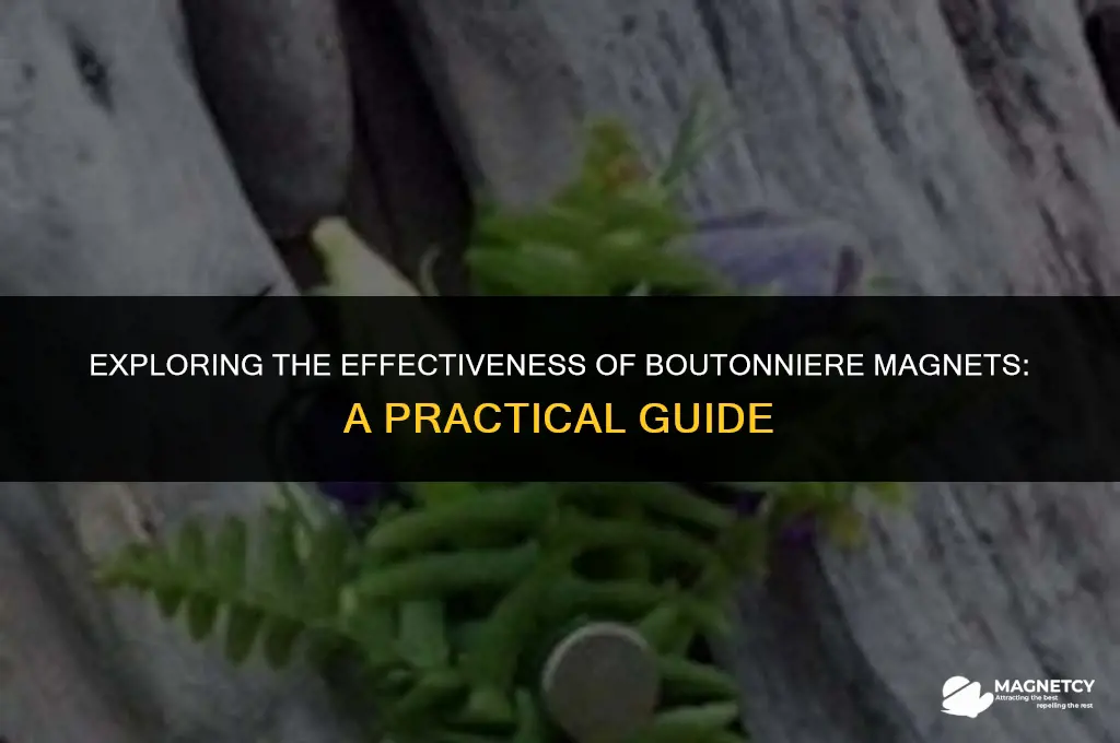 do boutonniere magnets work