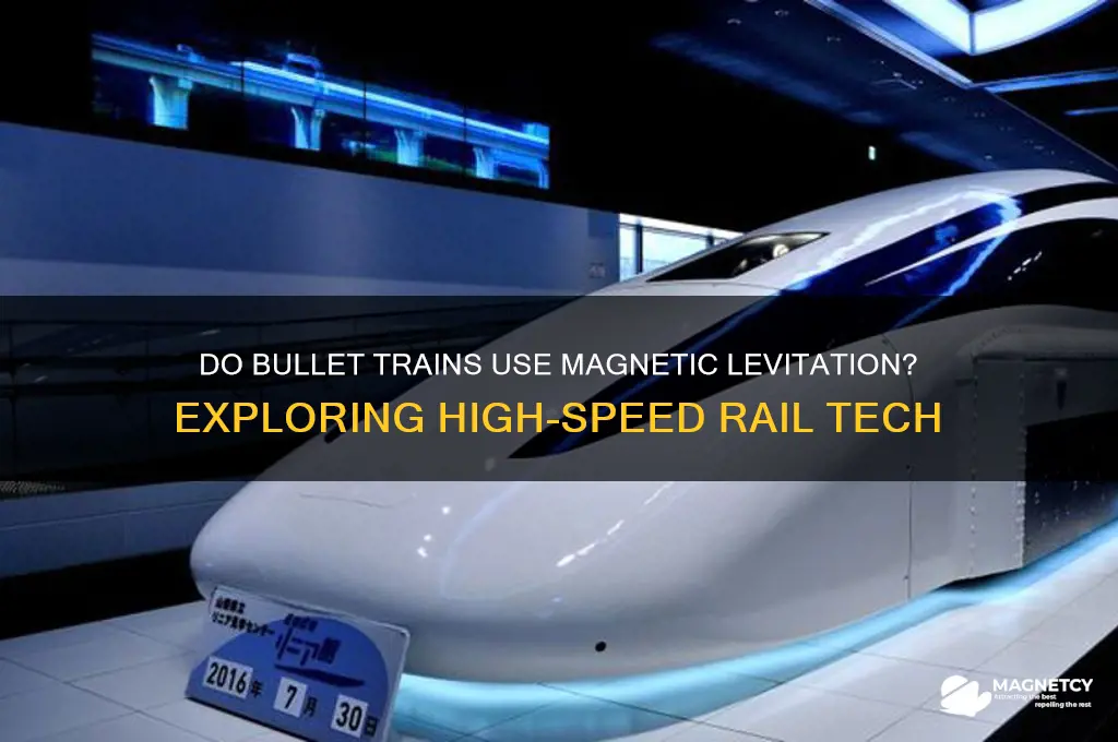 do bullet trains use magnetic levitation