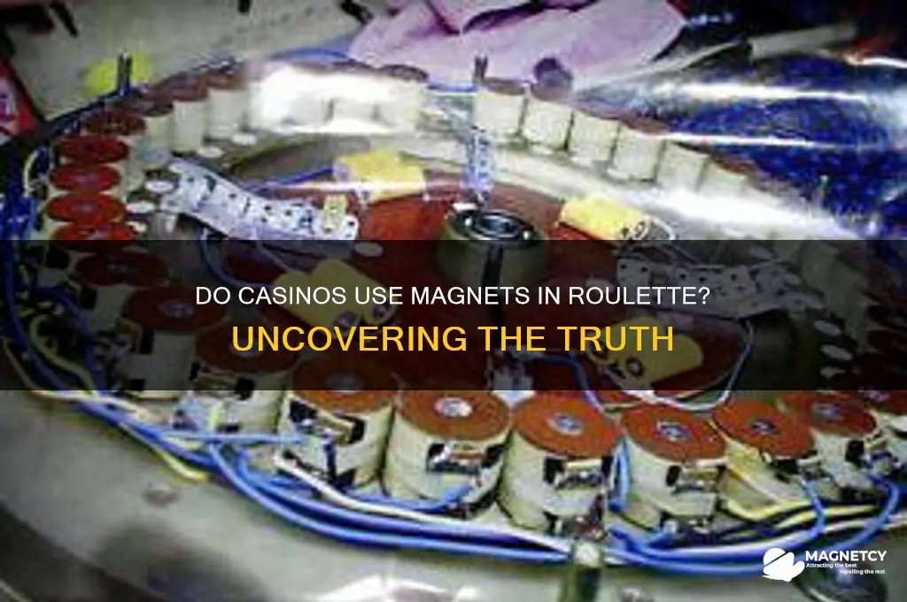 do casinos use magnets in roulette