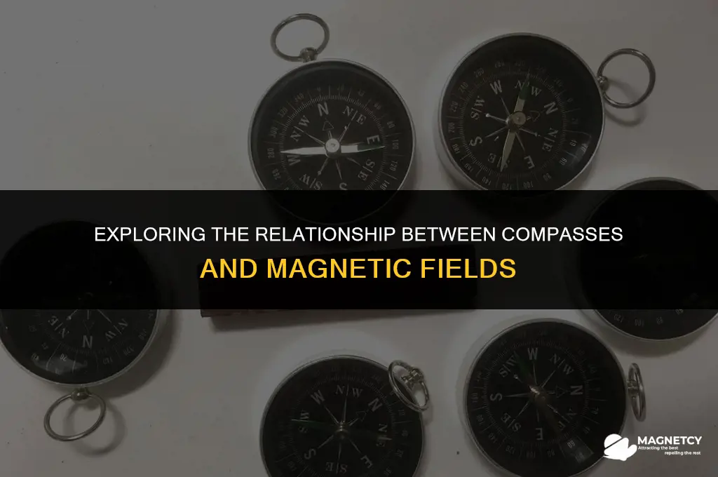 do compasses point in the direction of the magnetic field