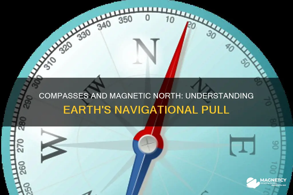 do compasses use magnetic north