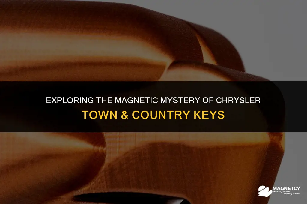 do crysler town and country keys have magnets in them