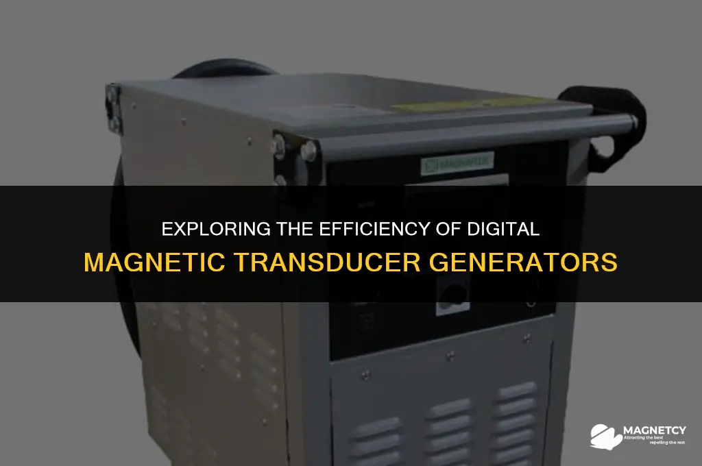 do digital magnetic transducer generators work
