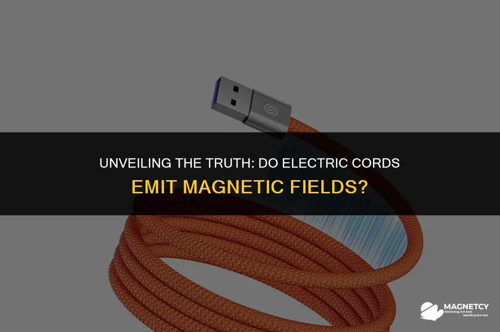 do electric cords have magnetic field
