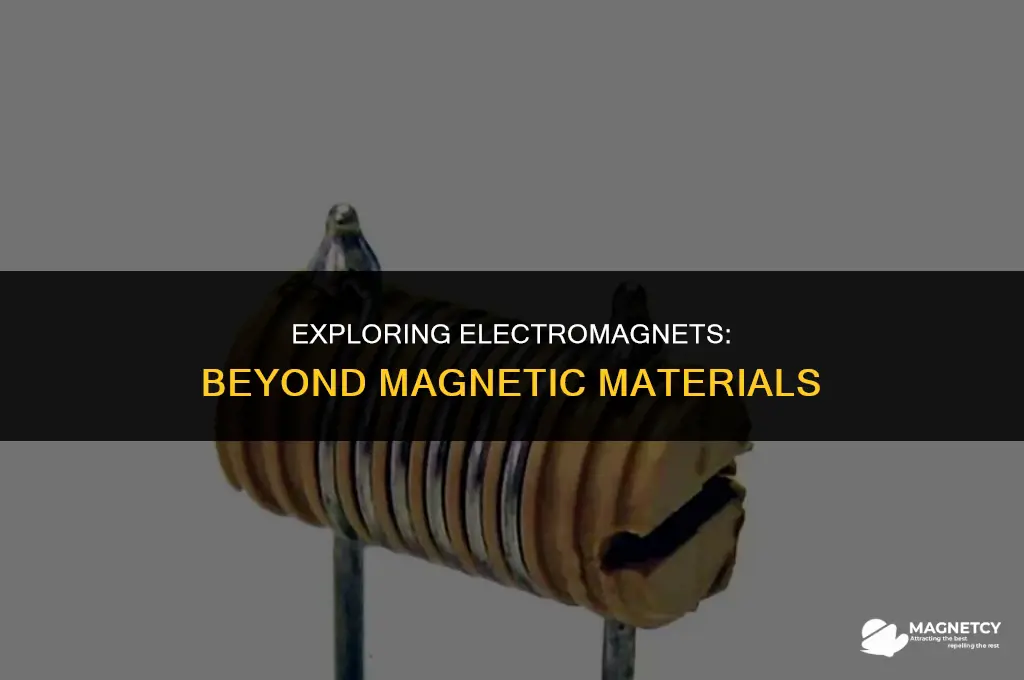 do electromagnets only work on magnetic materials