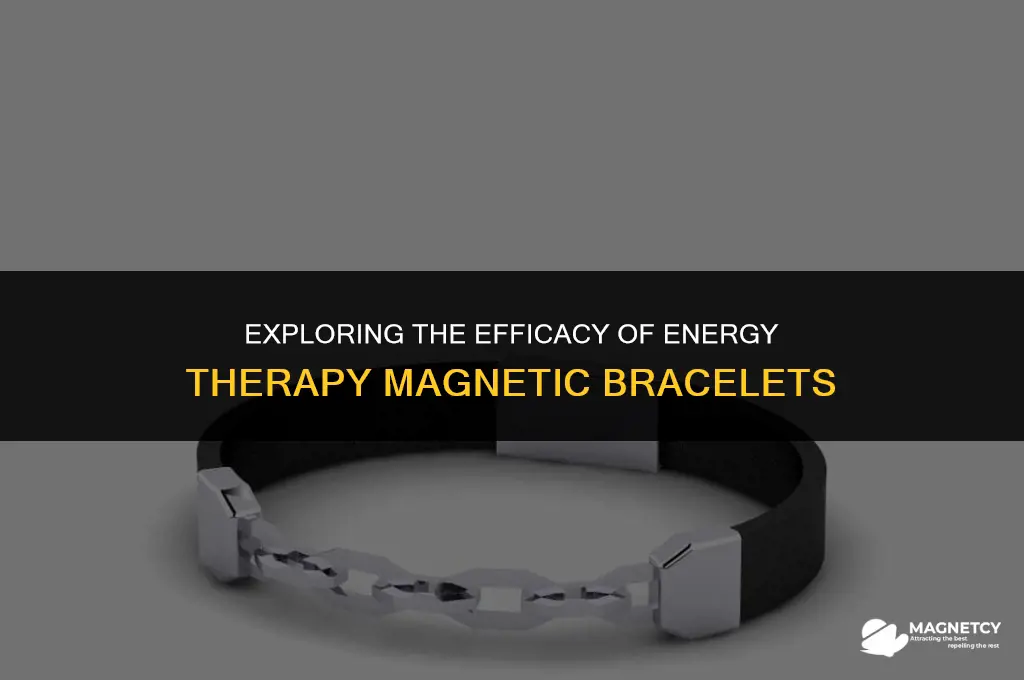 do energy therapy energy magnetic bracelet work