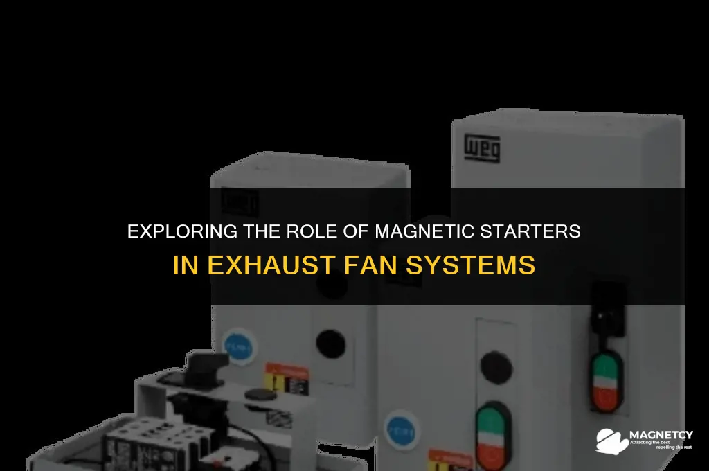 do exhaust fans need a magnetic starter