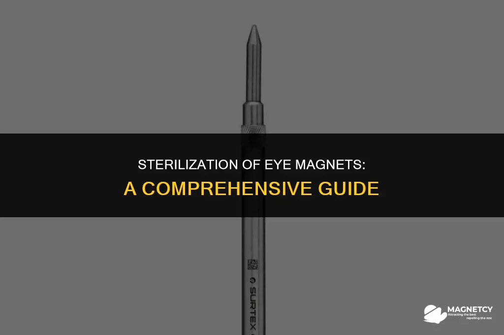 do eye magnets have to be sterilized