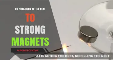 Exploring the Curious Relationship Between Fires and Strong Magnets