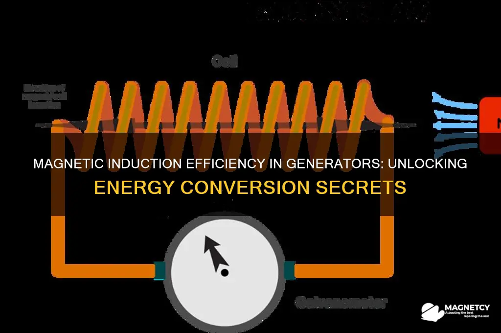 do generators use magnetic induction efficiency