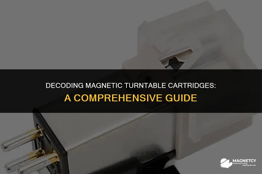 do i have a magnetic turntable cartridge