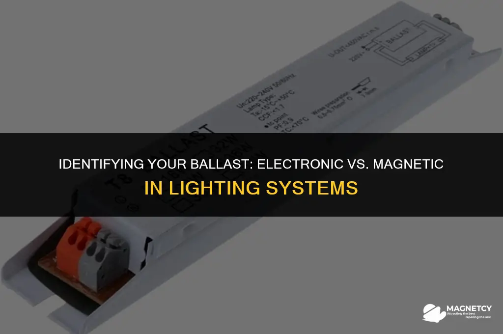 do i have an electronic or magnetic ballast