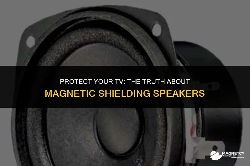 do i n3ed magnetic shielding spewker near tv