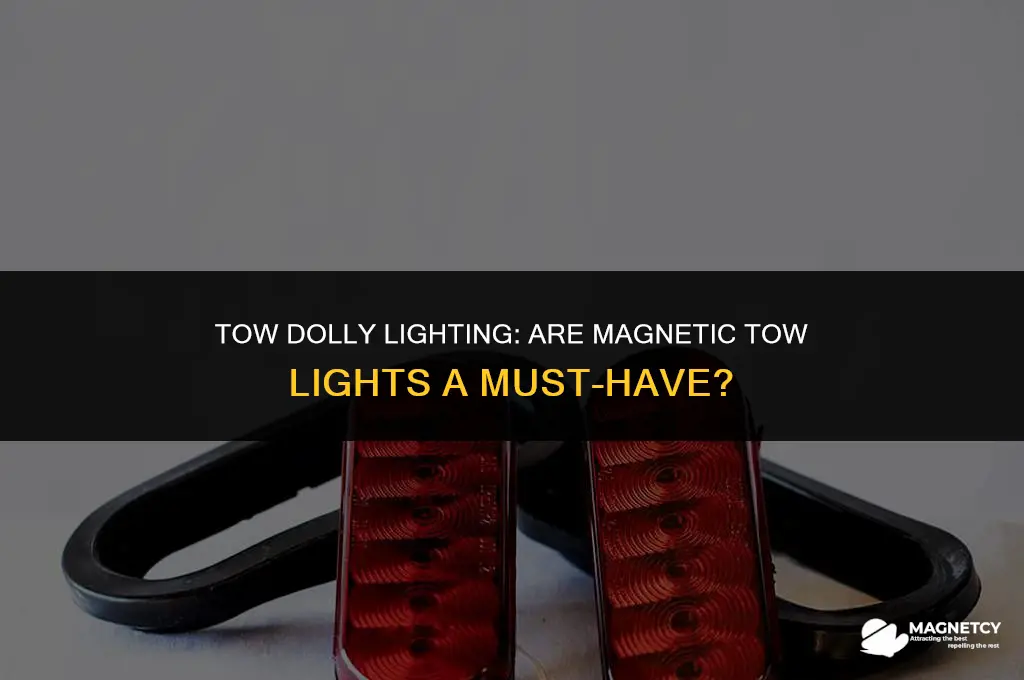 do i need magnetic tow lights for a tow dolly