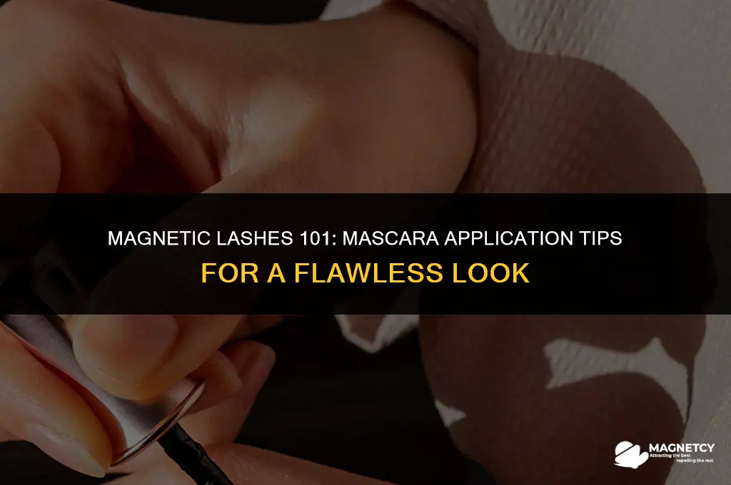 do i put mascara on before magnetic lashes