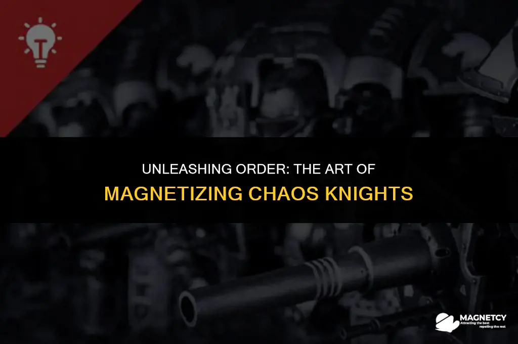 do i really need to magnetize my chaos knights