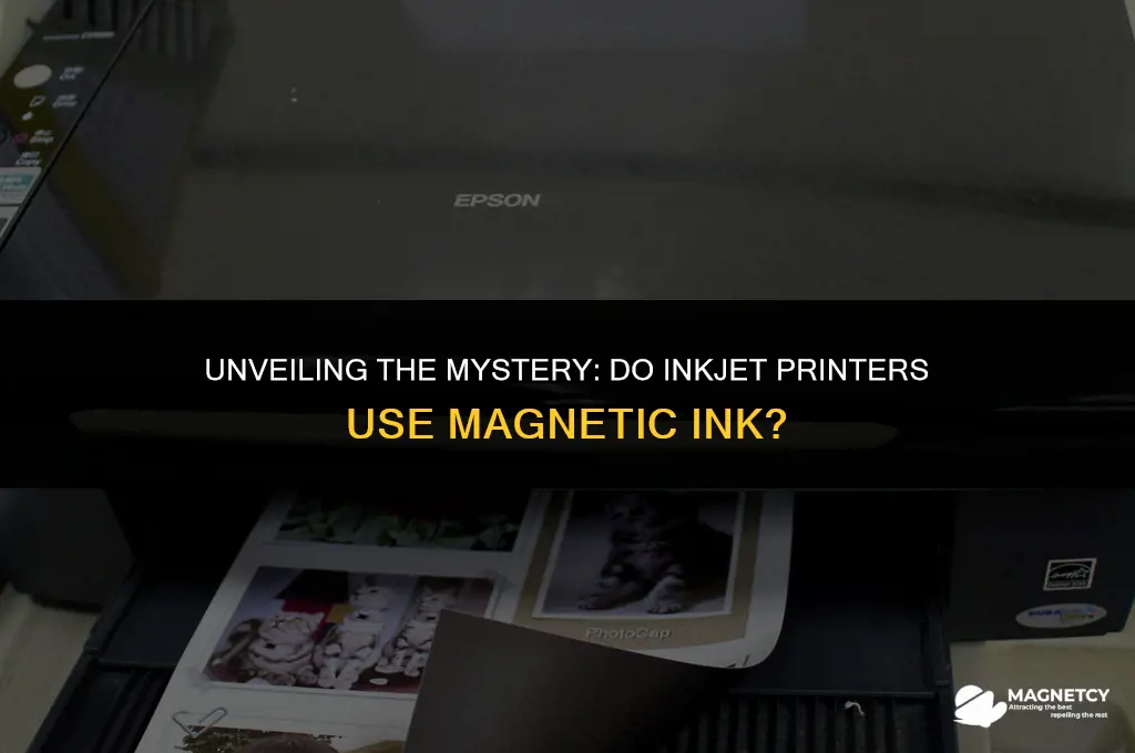 do ink jet printers have magnetic ink