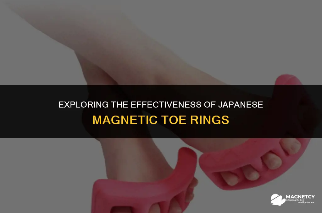 do japanese magnetic toe rings work