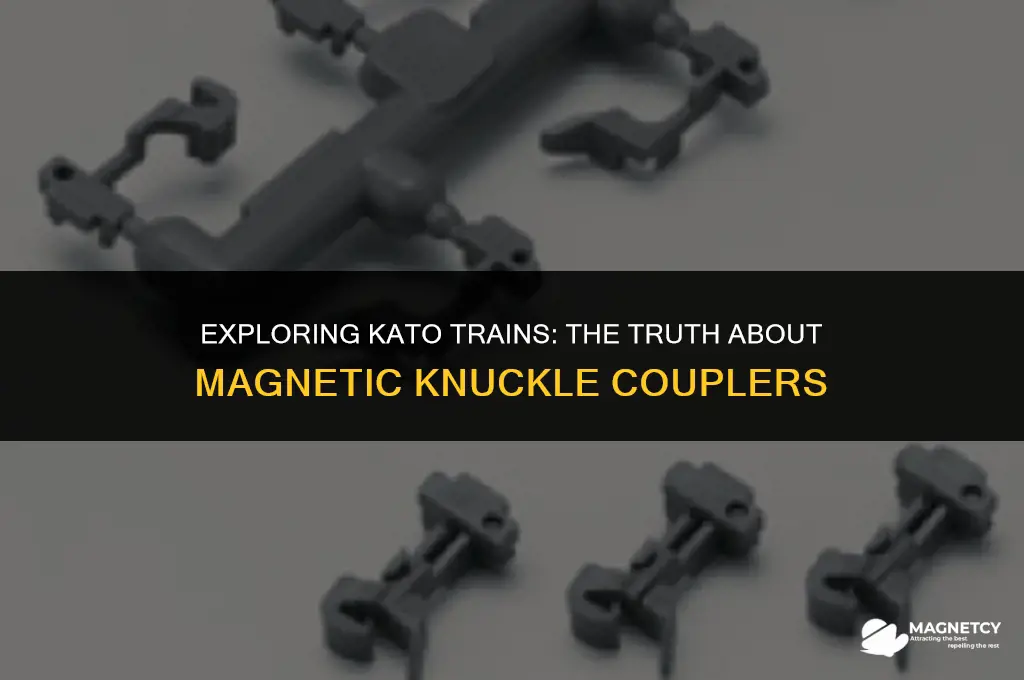 do kato trains have magnetic knuckle couplers