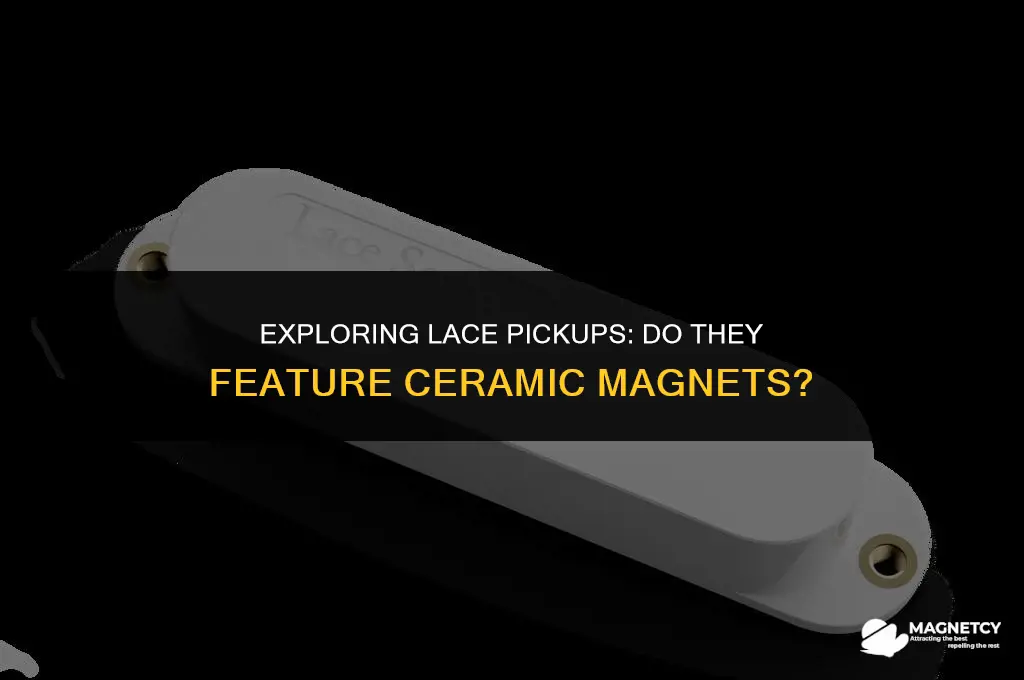 do lace pickups have ceramic magnets across the back
