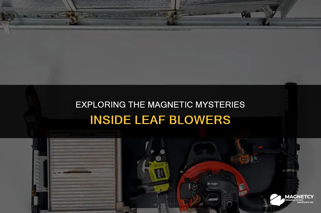do leaf blowers contain magnets of any sort