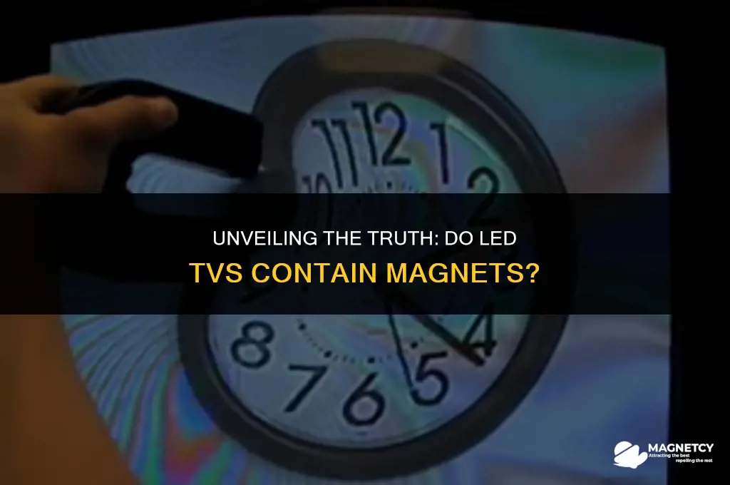 do led tvs have magnets in them