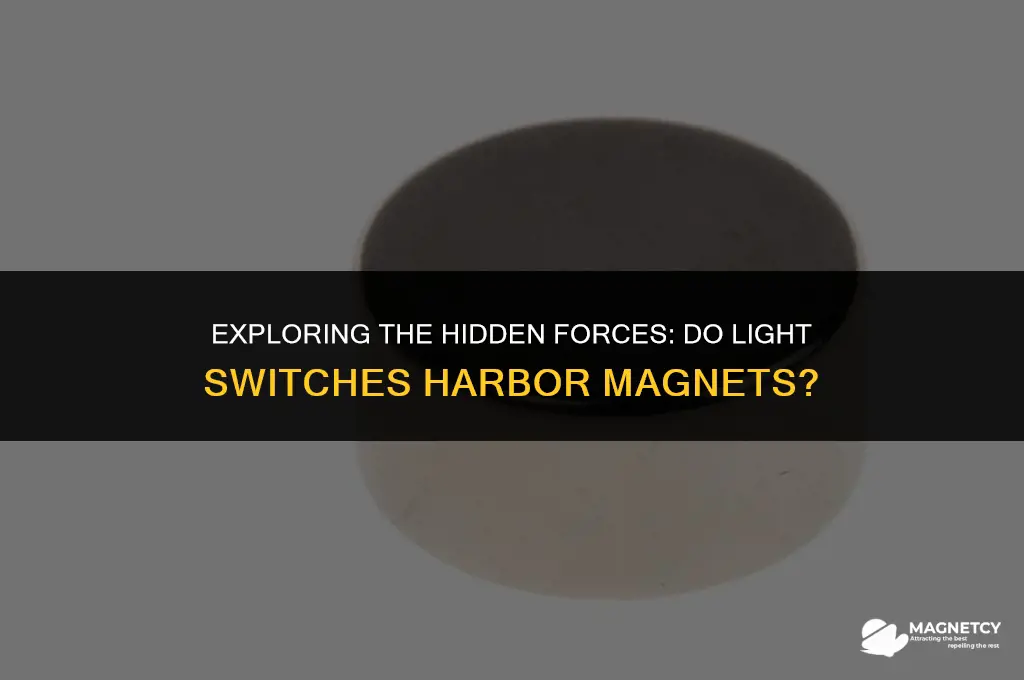 do light switch have magnets in them