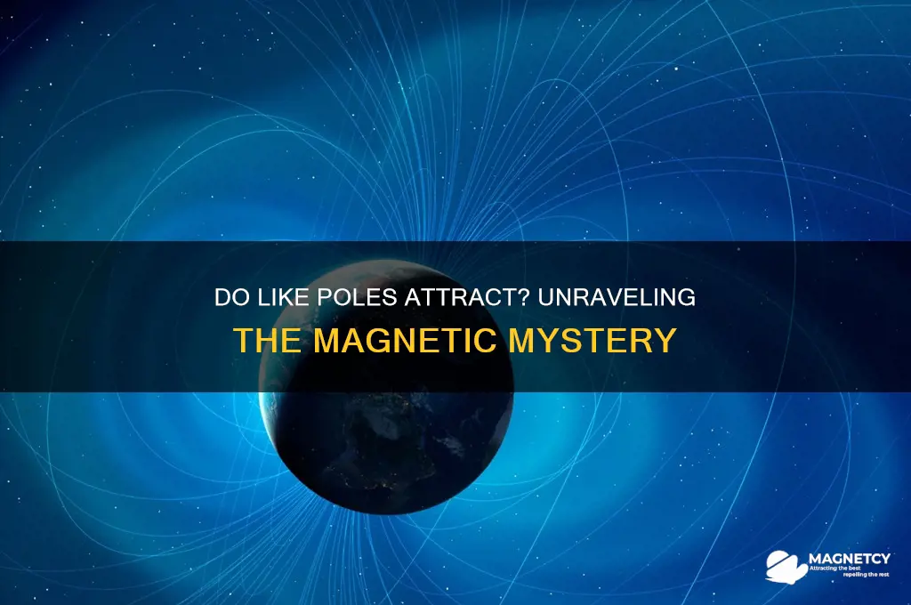 do like poles of a magnet attract