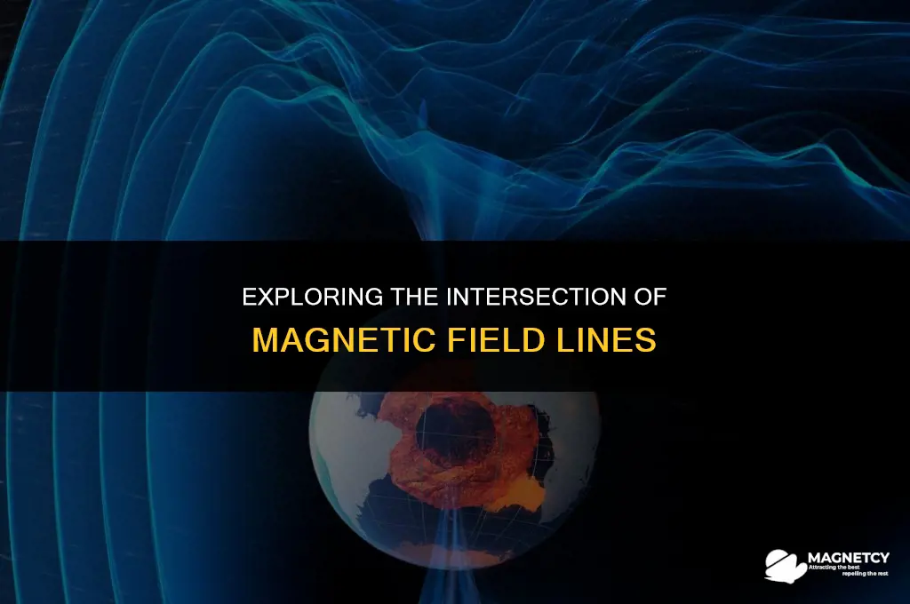 do lines of magnetic field cross each other
