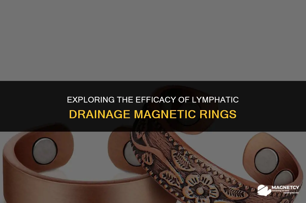 do lymphatic drainage magnetic rings work