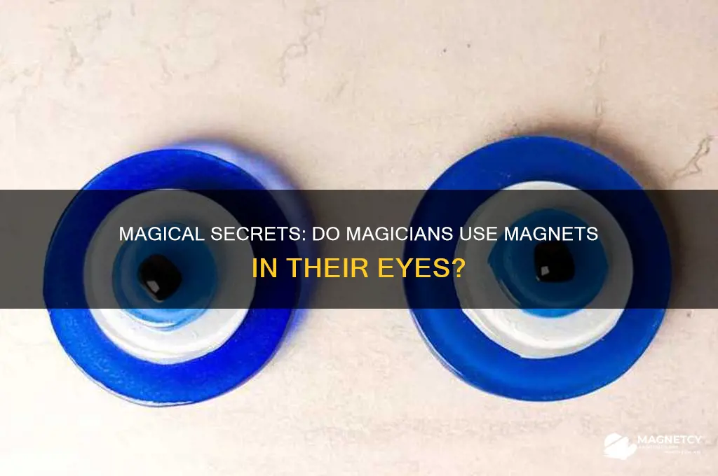 do magicians use magnets in their eyes