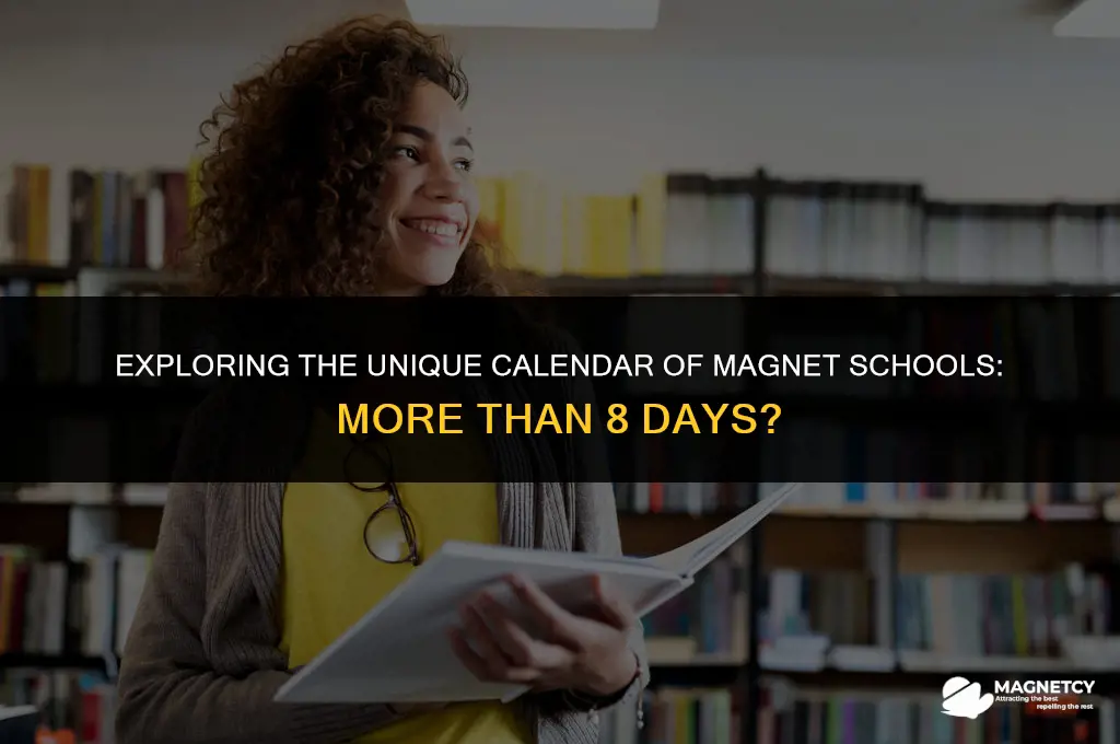 do magnet schools have 8 days of school