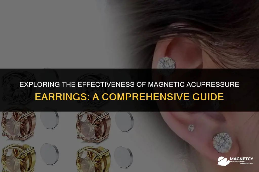 do magnetic acupressure earrings work