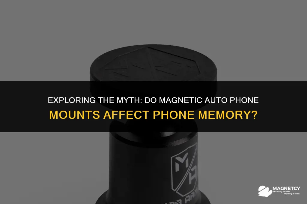 do magnetic auto phone mounts corrupt telephone memory