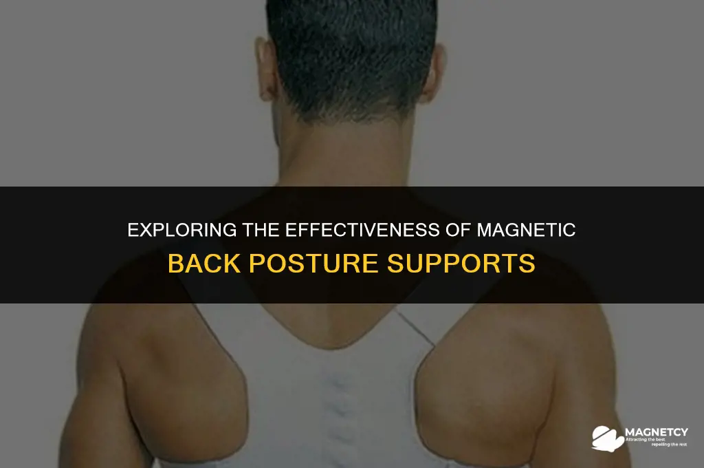 do magnetic back posture supports work